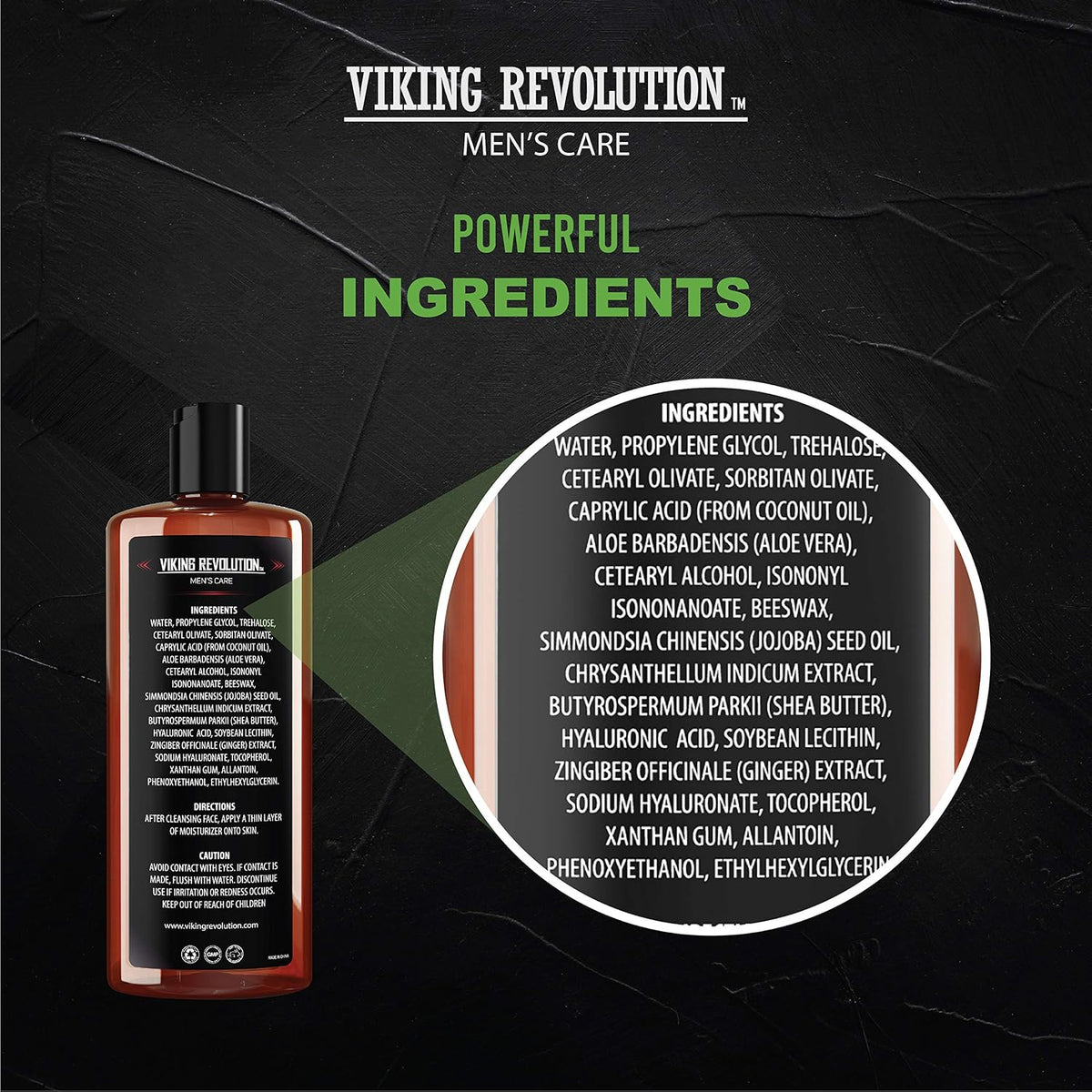 Viking Revolution Anti-Wrinkle Face Moisturizer with Hyualuronic Acid - 6oz