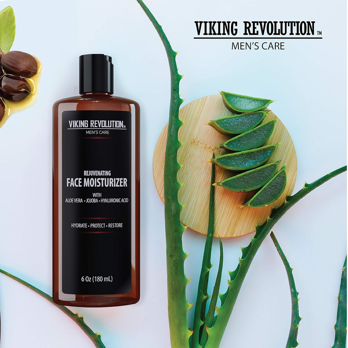 Viking Revolution Anti-Wrinkle Face Moisturizer with Hyualuronic Acid - 6oz