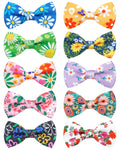 PET SHOW 10 Pack Fall Dog Bowties for Large Dogs Sliding on Collar