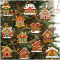 kockuu 16pcs Gingerbread Man Ornaments for Christmas Tree Decorations