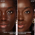 Too Faced Primed & Peachy Hydrating Face Primer | Smoothing and Hydrating Makeup Primer that Preps Skin for Flawless Makeup Application with Dewy Finish, 1.01 Fl Oz