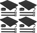 Nettbe 60 PCS 6 Inches Reusable Cable Ties, Adjustable Cord Straps Wire Organizer Cord Wrap and Hook Loop Cable Management