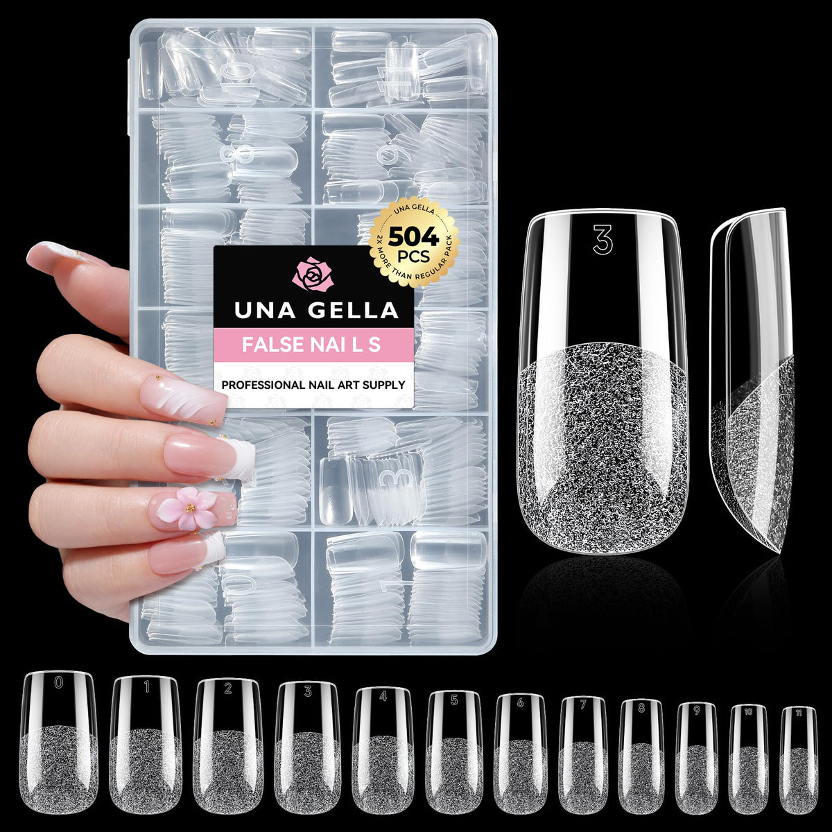 UNA GELLA Nail Glue Strong Gel No U V, 15g*2pcs Nail Glue for Press Ons No Lamp Needed, Quick Dry Semi Solid Nail G LUE, Super Strong Gel glue for Nails Long Lasting Extension DIY Kit