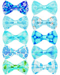 PET SHOW 10 Pack Fall Dog Bowties for Large Dogs Sliding on Collar