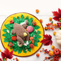 Nocciola 7 in 1 Thanksgiving Turkey Dog Toys, Squeaky Stuffed Soft Interactive Cognitive Enrichment Hide and Seek Dog Chew Toys for Large Medium Small Dogs, Cute Plush Pet Supplies 7 Packs