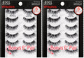 Ardell Demi Wispies False Eyelashes – Natural Wispy Strip Lashes with Invisiband, Lightweight Reusable Fake Lashes for Volume & Length, 4 Pairs