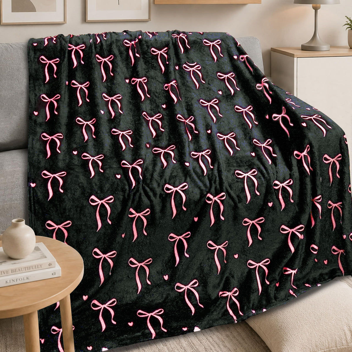 Christmas Dog Tree Blanket Soft Cozy Lightweight Xmas Throw Blanket for Couch Sofa Bed Living Room Home Decor for Boys Girls Kids Adults Gift 50x60 inch