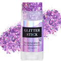 MEICOLY Orange Face Glitter Stick,Halloween Hair Glitter Stick for Women,Autumn Sparkle Orange Accessories Body Glitter Makeup,Waterproof Fall Face Glitter for Party Rave Festival