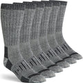 Alvada Mens Merino Wool Crew Socks Thermal and Warm Socks for Winter Work Hiking Running 3 Pairs