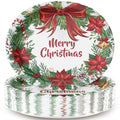 50Pack Thanksgiving Paper Plates - 10" x 12" Oval Paper Plates Dinner Size Large Disposable Platter Heavy Duty For Happy Thanksgiving Serving Tray Autumn Fall Harvest Party Supply