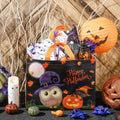 Loveinside Halloween Medium Recycled Gifts Bags with Handles, Reusable Halloween Party Gift Bag, Shopping Bag - 13" x 5" x 10", 1 Pcs, Owl Design