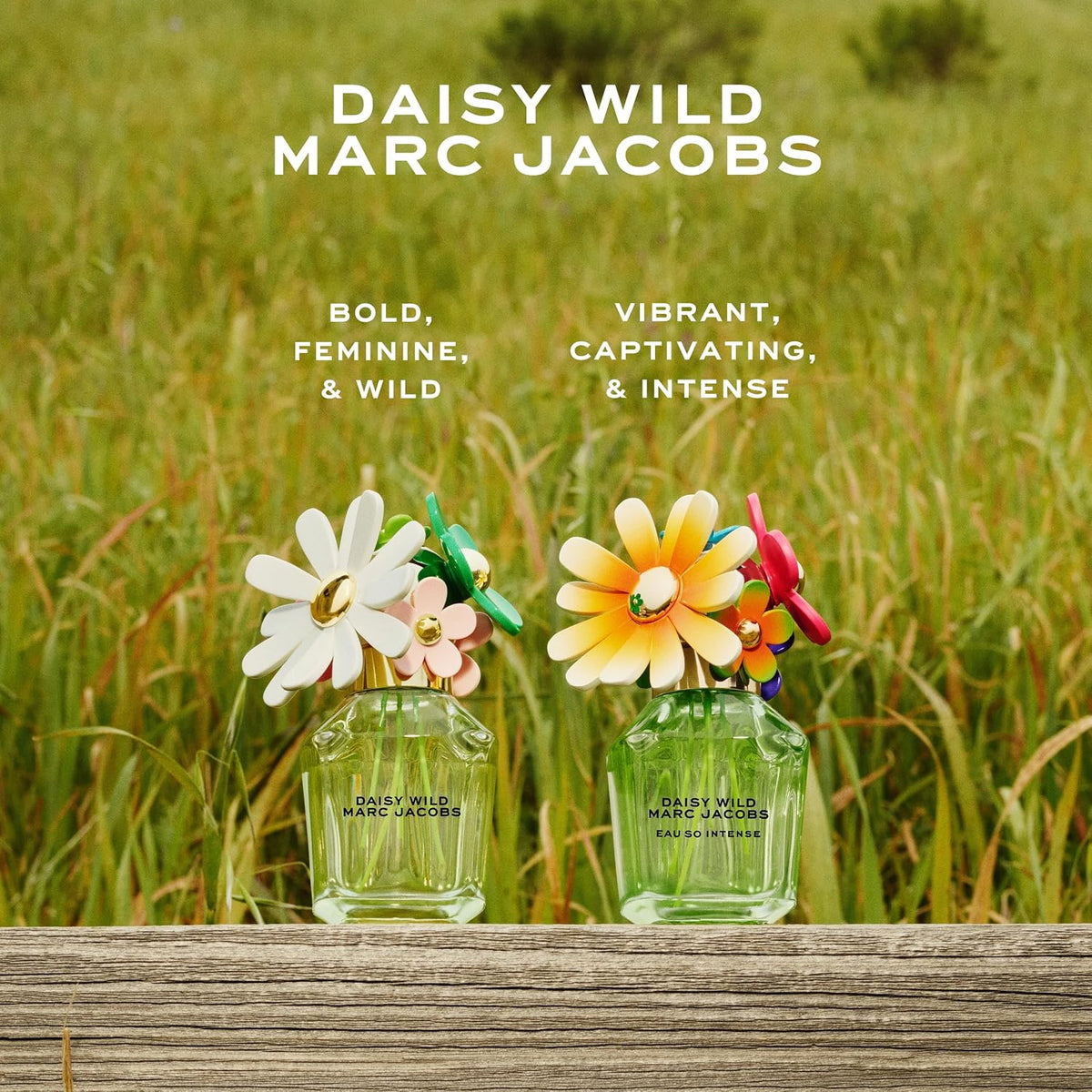 Marc Jacobs Daisy Wild Intense Eau de Parfum - Adventurous Floral Women's Perfume - With Notes of Banana Blossom, Jasmine Extract & Tuberose, Amber & Sandalwood