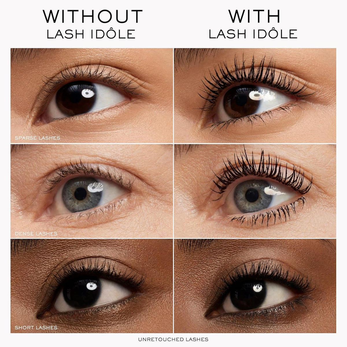 Lancôme Lash Idôle Lash-Lifting & Volumizing Mascara - Black Mascara for Instant Volume, Length & Lift - Smudge Proof & Up To 24H Wear - Black