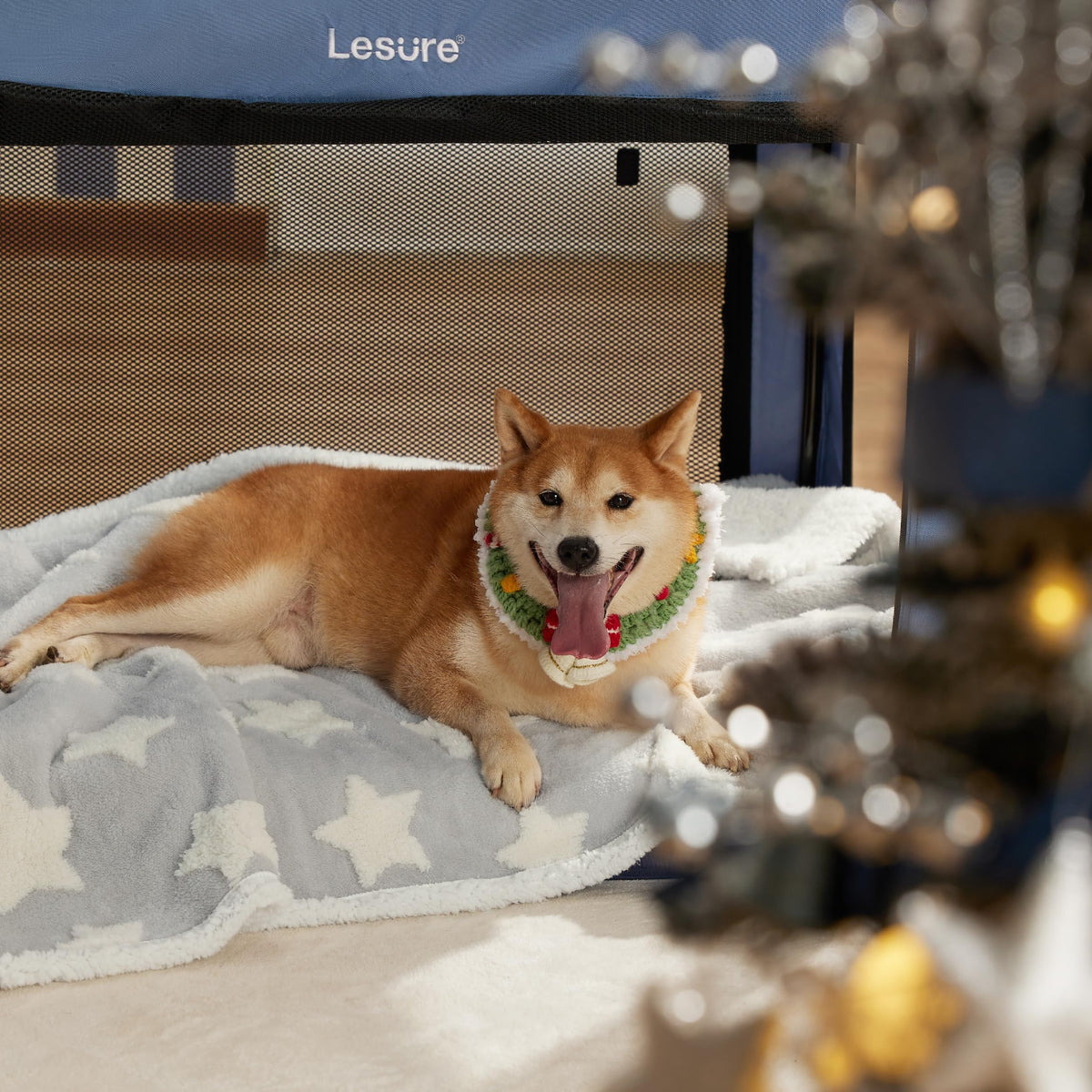 LE SURE Waterproof Dog Blankets for Small Dogs Cute Cozy 3D Jacquard,25x35