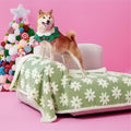LE SURE Waterproof Dog Blankets for Small Dogs Cute Cozy 3D Jacquard,25x35