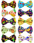 PET SHOW 10 Pack Fall Dog Bowties for Large Dogs Sliding on Collar