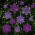 kockuu Christmas Decorations Snowflake Ornament White for Tree Decor Craft