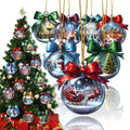 16Pcs Gingerbread Cat Christmas Ornaments