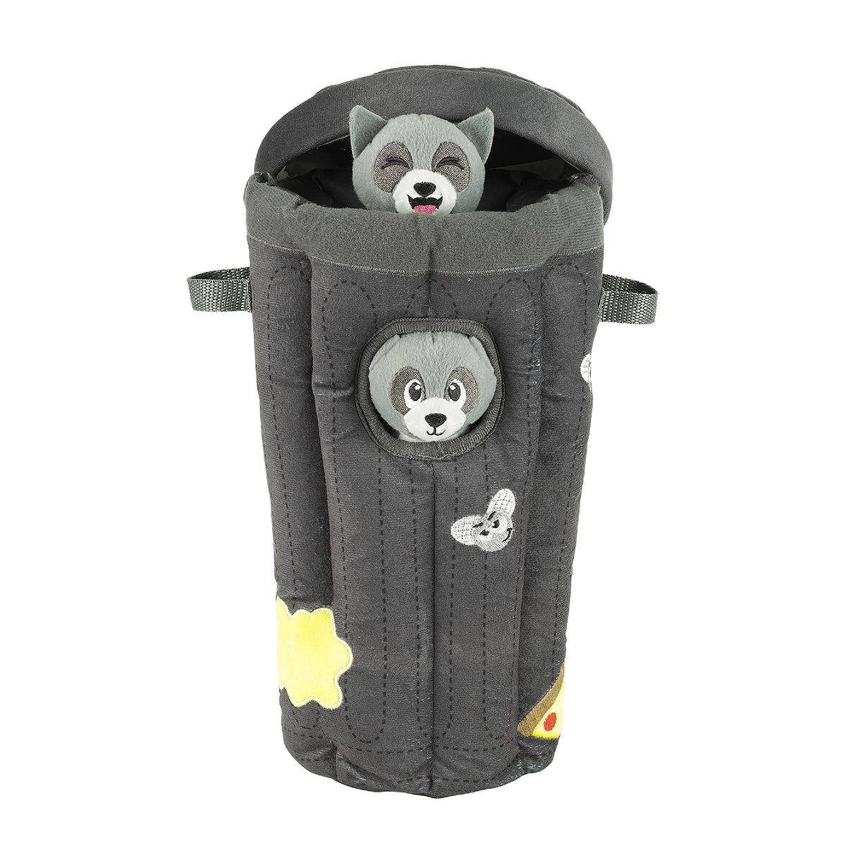 Outward Hound Hide-A-Squirrel Dog Toy – Interactive 2‑in‑1 Plush Puzzle with 6 Squeaky Removable Squirrels, X-Large