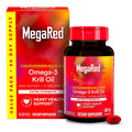 MegaRed - Omega-3 Krill Oil 350mg Softgels (130 Count in A Bottle), EPA & DHA Omega-3 Fatty Acids with No Fishy Aftertaste Unlike Fish Oil, Contains Antioxidant Astaxanthin