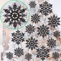 kockuu Christmas Decorations Snowflake Ornament White for Tree Decor Craft