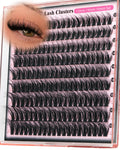 Goddvenus Manga Lash Clusters With Spikes Wispy Cluster Eyelash Extensions Fluffy Anime Eyelashes Clusters Reusable Faux Mink Fairy Individual Lash Extension (D Curve 12-18mm 204 pieces)