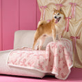 LE SURE Waterproof Dog Blankets for Small Dogs Cute Cozy 3D Jacquard,25x35