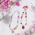 cioatu 4 Pieces Cute Phone Charms Beaded Phone Strap Aesthetic Y2K CellPhone Keychain Cute Bear Butterfly Heart Cool PhoneCharm for Bag Keychain Airpods Camera Pendants Decor