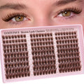 Goddvenus Lash Clusters Kit Wispy Eyelash Clusters Lashes Natural DIY Lash Extension Kit 10-16mm Cluster Eyelash Extensions Kit 300pcs C Curl Individual Lashes Cluster Eyelash (No Tweezers)