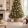 Beautiful Christmas Tree Collar - Modern 28" Jute Tree Ring