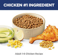 Hill's Science Diet Adult 1-6 Dry Cat Food, Chicken, 4 lb. Bag