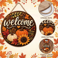 Thanksgiving Decorations - Fall Thanksgiving Welcome Sign for Front Door