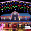 Lomotech Christmas Icicle Lights - 32Ft Christmas Lights,White