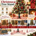 Foilswirl Christmas Tree Stand for Artificial Fake Tree 4 to 8 FT, Mix