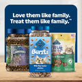 Blue Buffalo Bursts Paw-Lickin' Chicken Crunchy & Creamy Cat Treats, Great for Training, Made with Real Chicken Natural Cat Treats Enhanced with Vitamins, Minerals & Other Nutrients, Tub 12 oz.