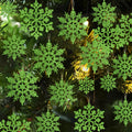 kockuu Christmas Decorations Snowflake Ornament White for Tree Decor Craft