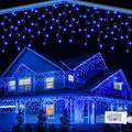 Lomotech Christmas Icicle Lights - 32Ft Christmas Lights,White
