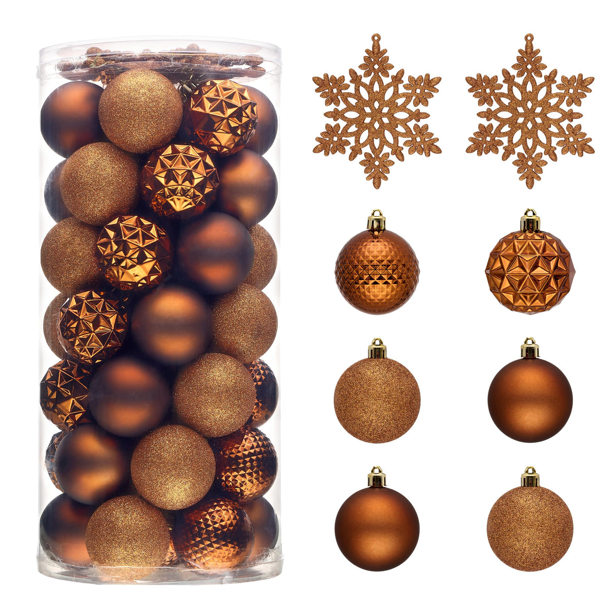 Valery Madelyn 50ct Christmas Tree Decorations Ball Ornaments 2 Inches