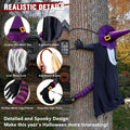 Giiffu Halloween Decorations Outdoor 57" Crashing Witch into Tree Decor