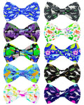 PET SHOW 10 Pack Fall Dog Bowties for Large Dogs Sliding on Collar