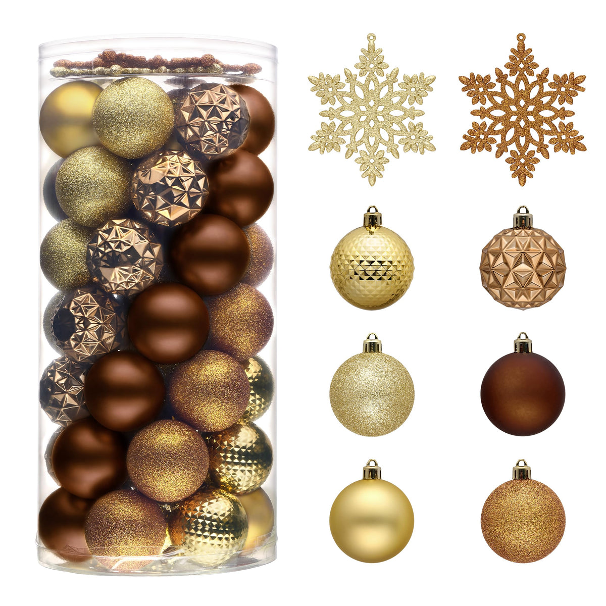Valery Madelyn 50ct Christmas Tree Decorations Ball Ornaments 2 Inches