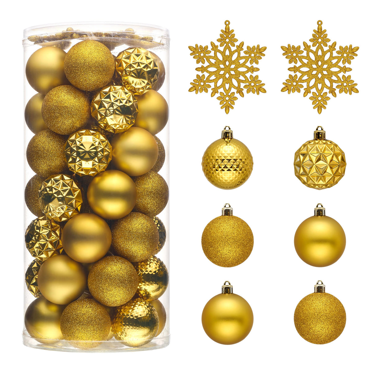 Valery Madelyn 50ct Christmas Tree Decorations Ball Ornaments 2 Inches