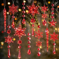 Crystal Ornaments for Christmas Tree Winter Wonderland Decorations