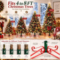 Foilswirl Christmas Tree Stand for Artificial Fake Tree 4 to 8 FT, Mix
