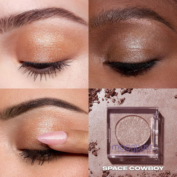 Urban Decay 24/7 Moondust Glitter Eyeshadow Single, Buildable Sparkly Eye Glitter, Long-lasting Shimmer Finish, Reflective Iridescent Eye Shadow Topper, Wet Look Effect - 0.06 oz