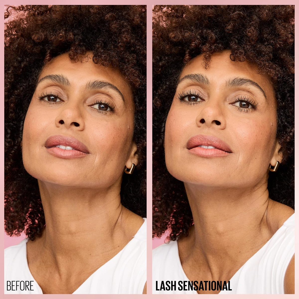 Maybelline Lash Sensational Washable Mascara, Lengthening and Volumizing for a Full Fan Effect, Blackest Black, 1 Count