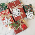 16 Pieces White Snowflakes Ornaments Christmas Tree Decorations