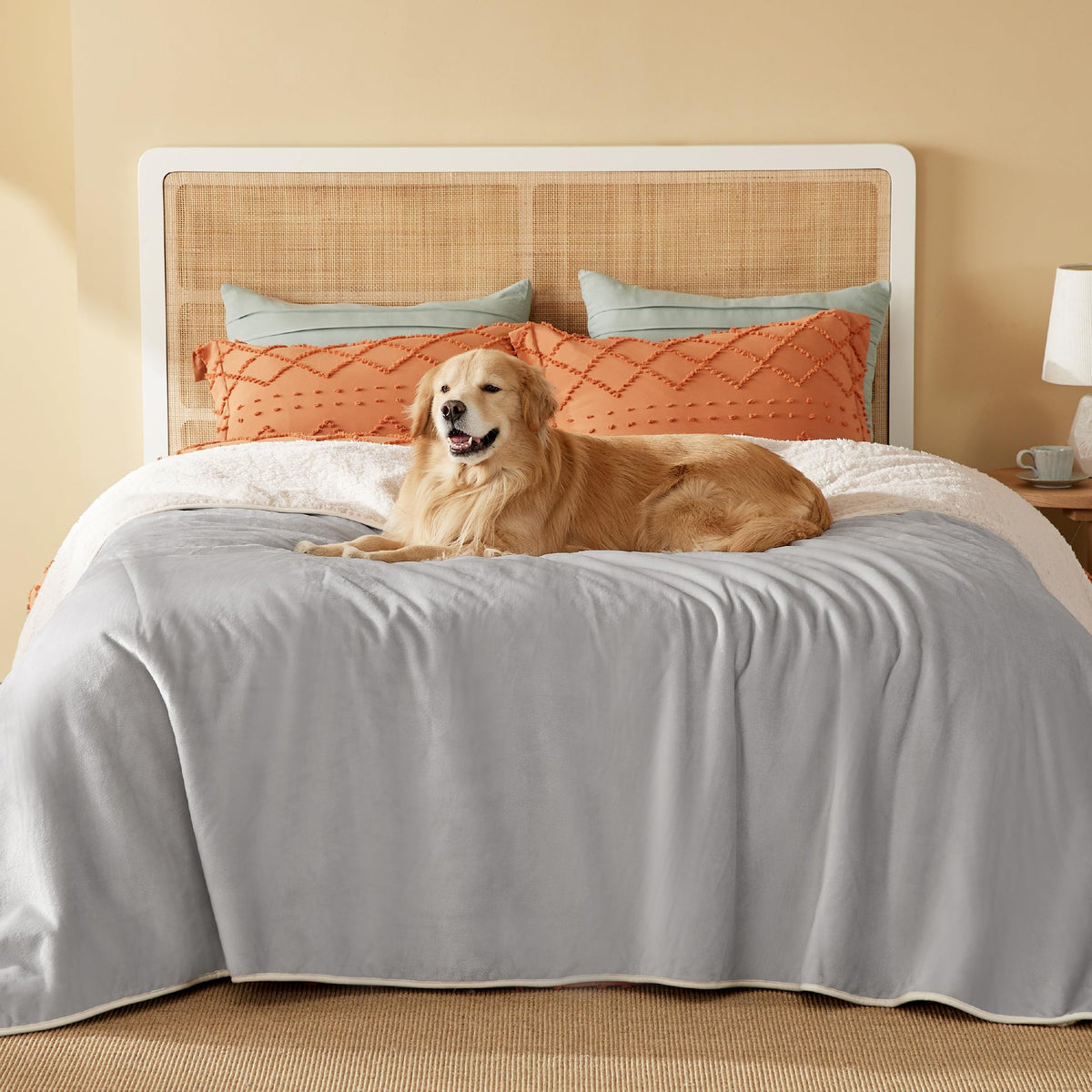 Bedsure Waterproof Dog Blankets for Small Dogs Soft Cat Blanket Warm,25X35
