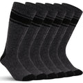 Alvada Mens Merino Wool Crew Socks Thermal and Warm Socks for Winter Work Hiking Running 3 Pairs