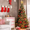 ODEETRONIC Christmas Star Tree Topper Lights, 9.5in UL Certified 3D Star Tree Topper, Double Sided Christmas Tree-top with 10 Count Incandescent Warm White Lights for Xmas Tree Home Decor, Gold